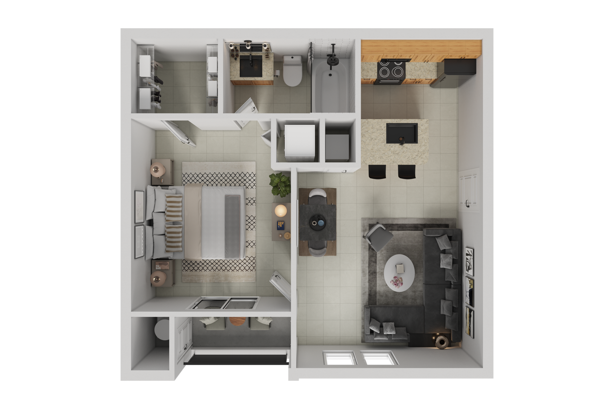 A1 Floor plan layout