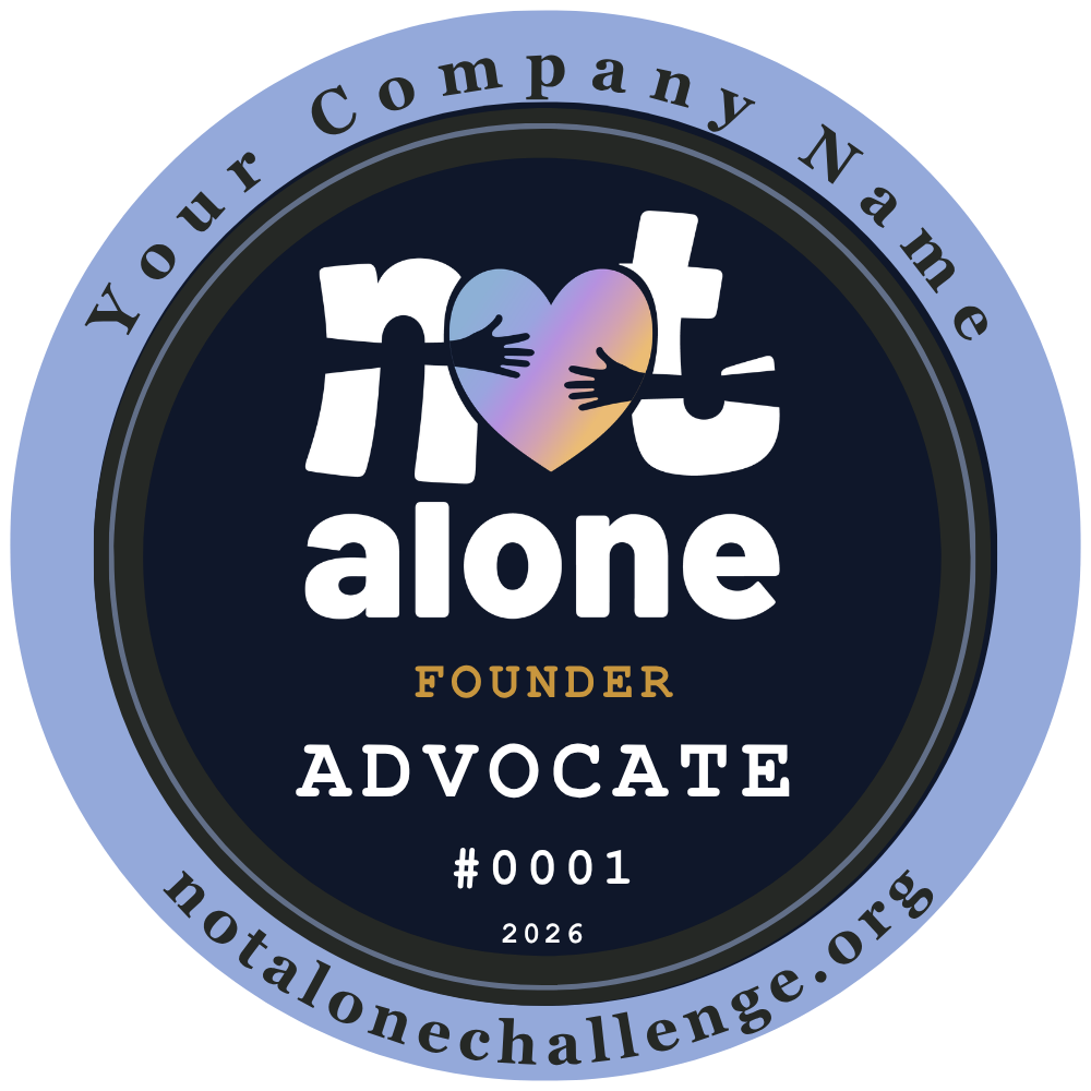 Advocate tier badge — light blue ring