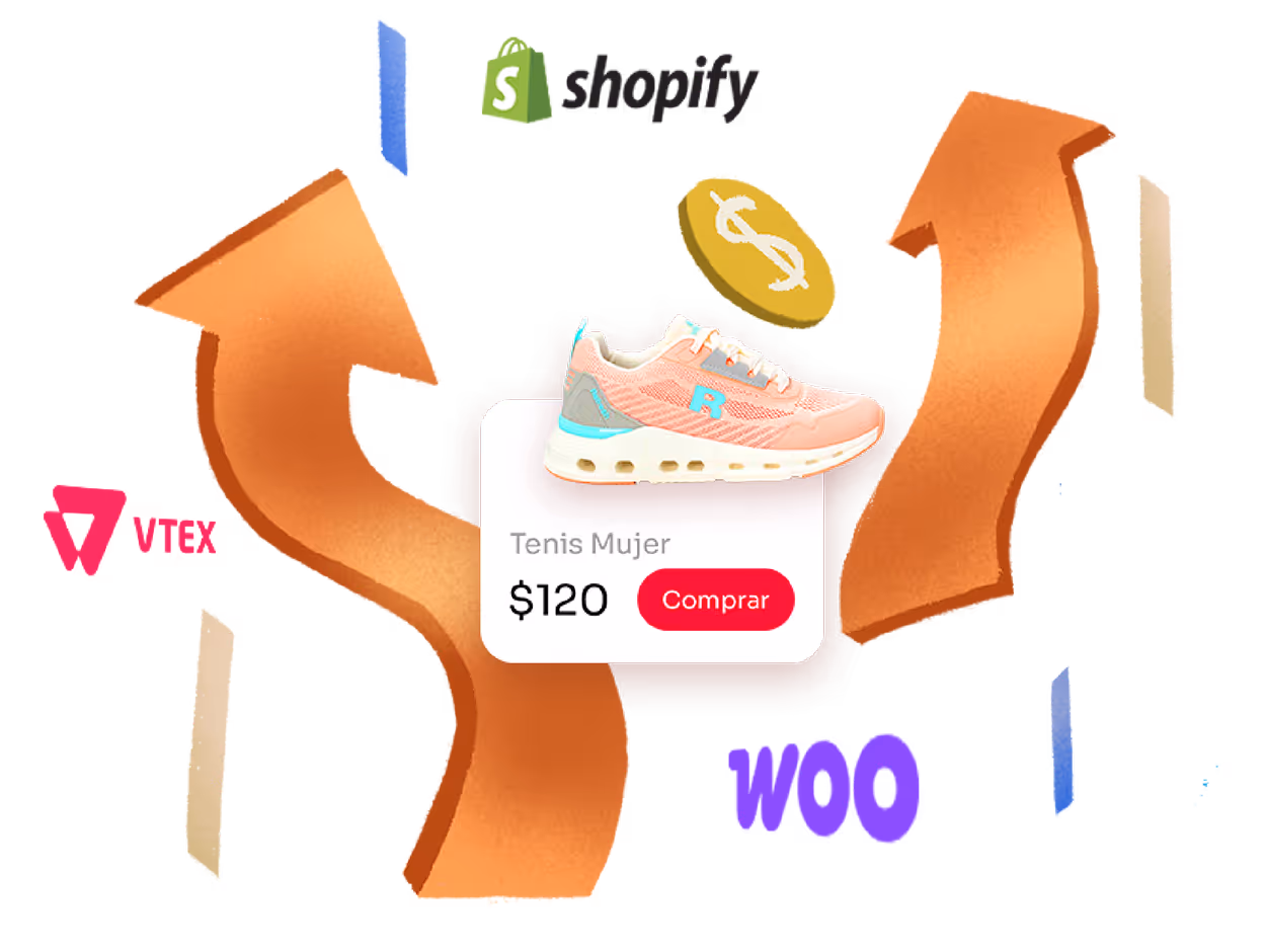 Plataformas de Retail que se conectan a Tilopay