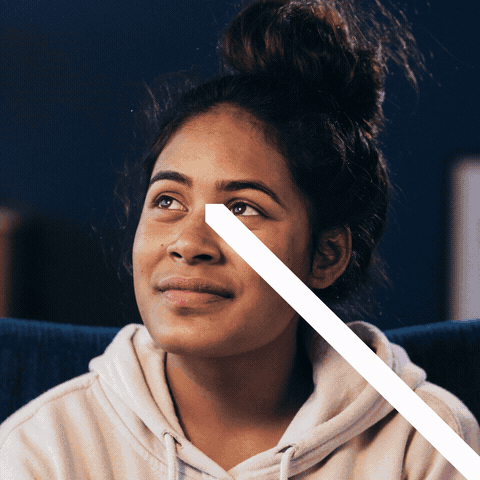 Animated square social ad featuring NZMA student Jannet