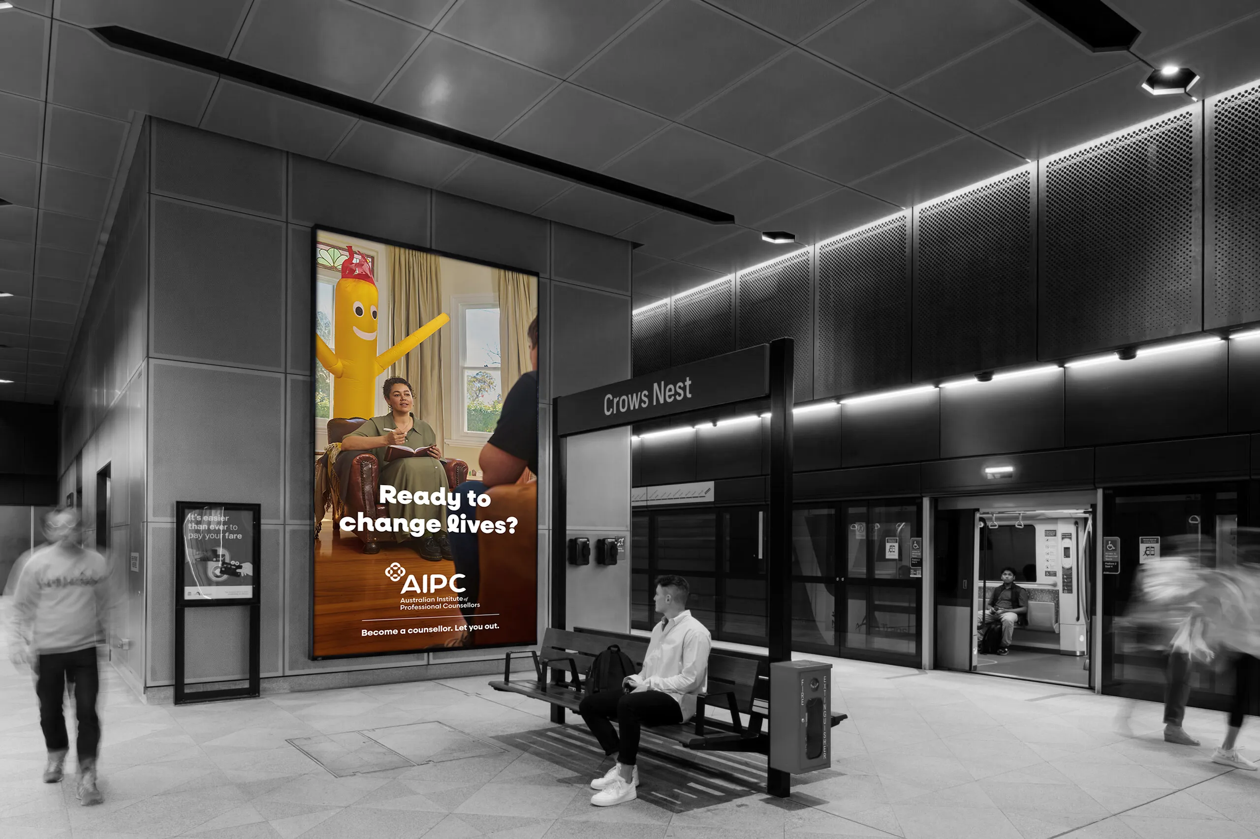 Second AIPC Let You Out outdoor ad