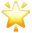 Yellow, irregularly shaped splat resembling paint or ink blot.