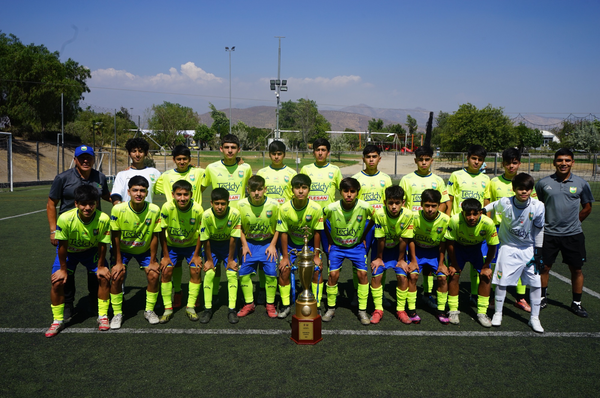 Plantel de la categoría Sub 13 del Club Atlético Colina