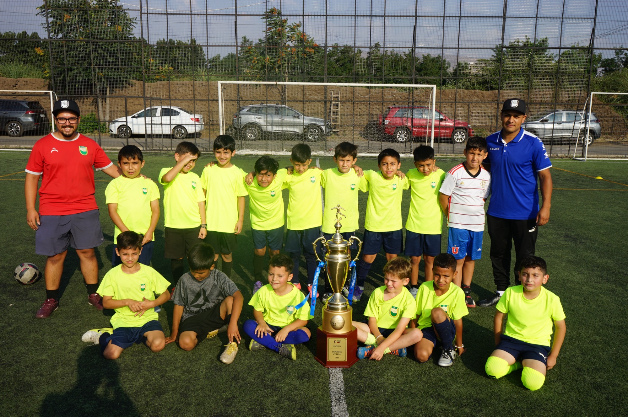 Plantel de la categoría Sub 8 del Club Atlético Colina