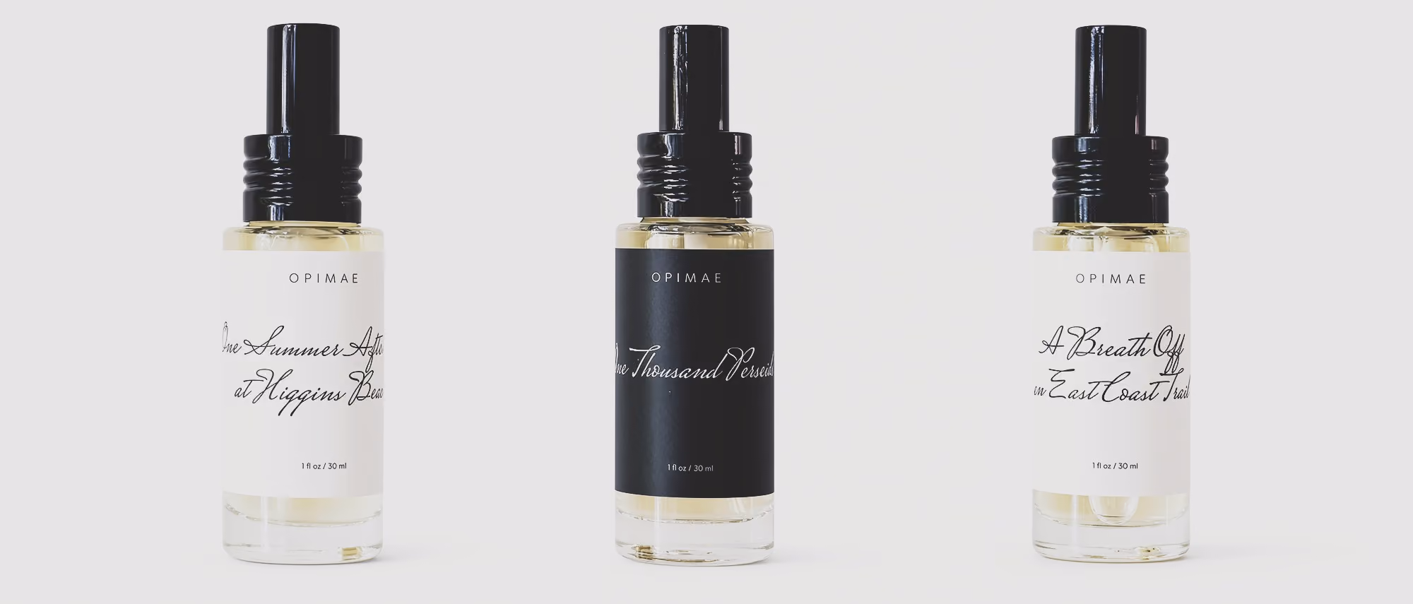 3 mini bottles of Opimae A First Encounter