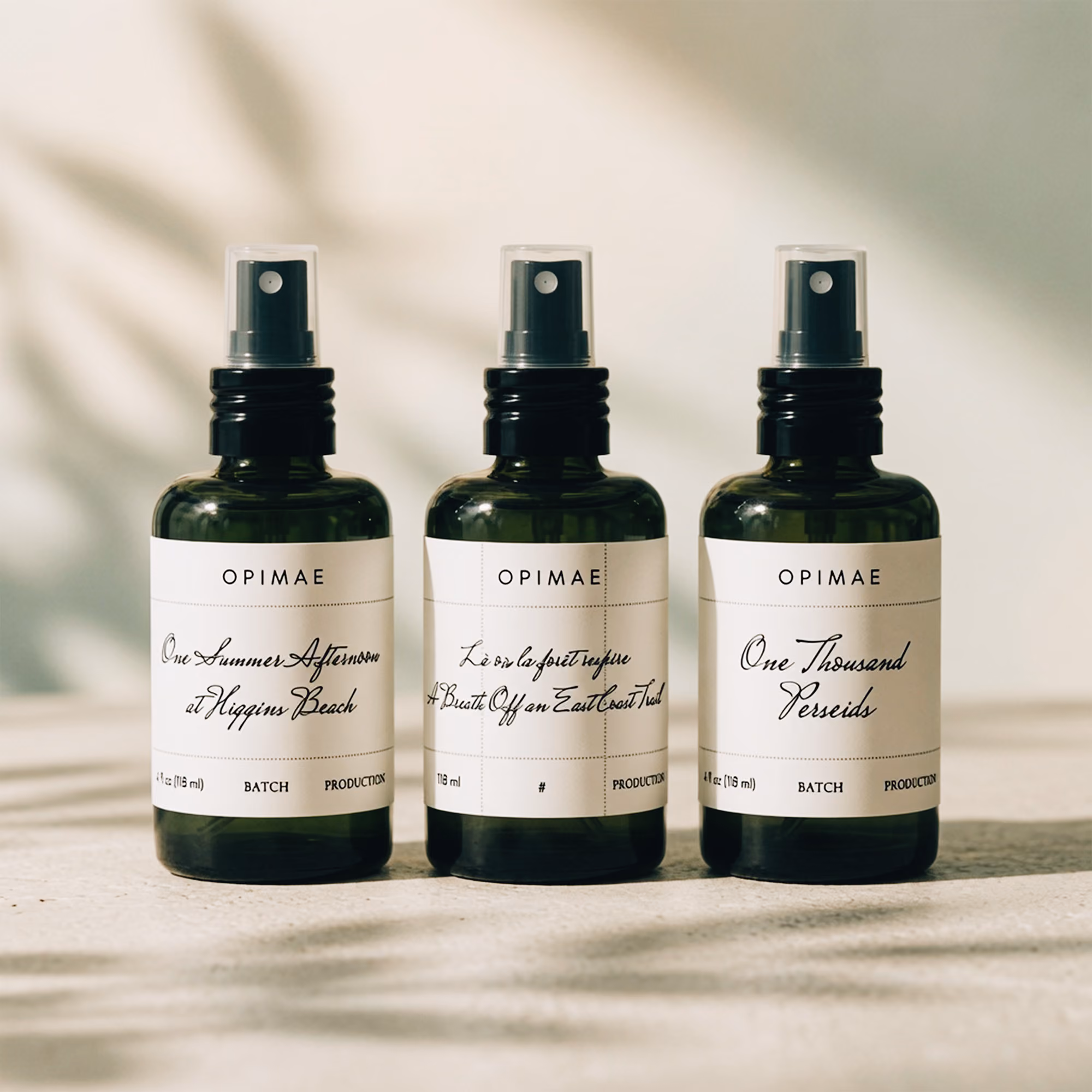 Trois vaporisateurs d'ambiance format mini