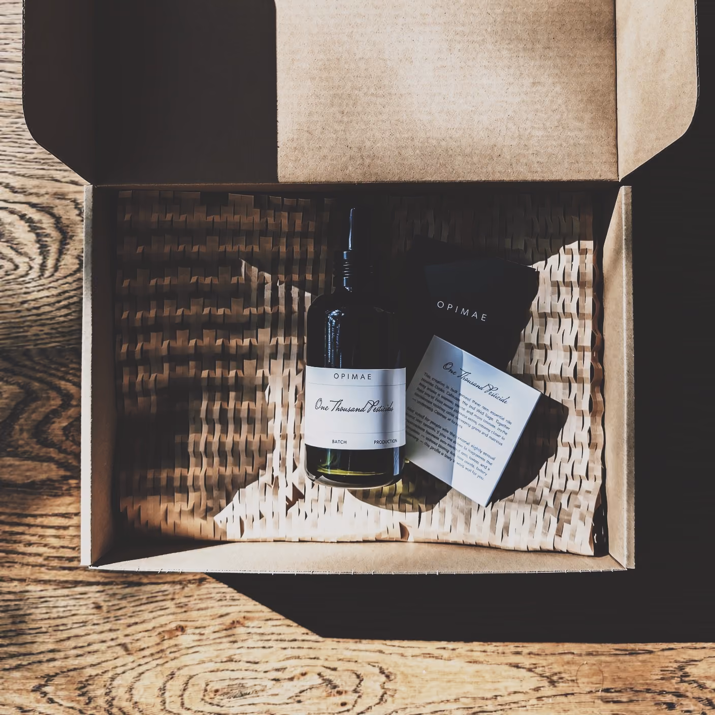 Bottle of Perseid room perfume in a box