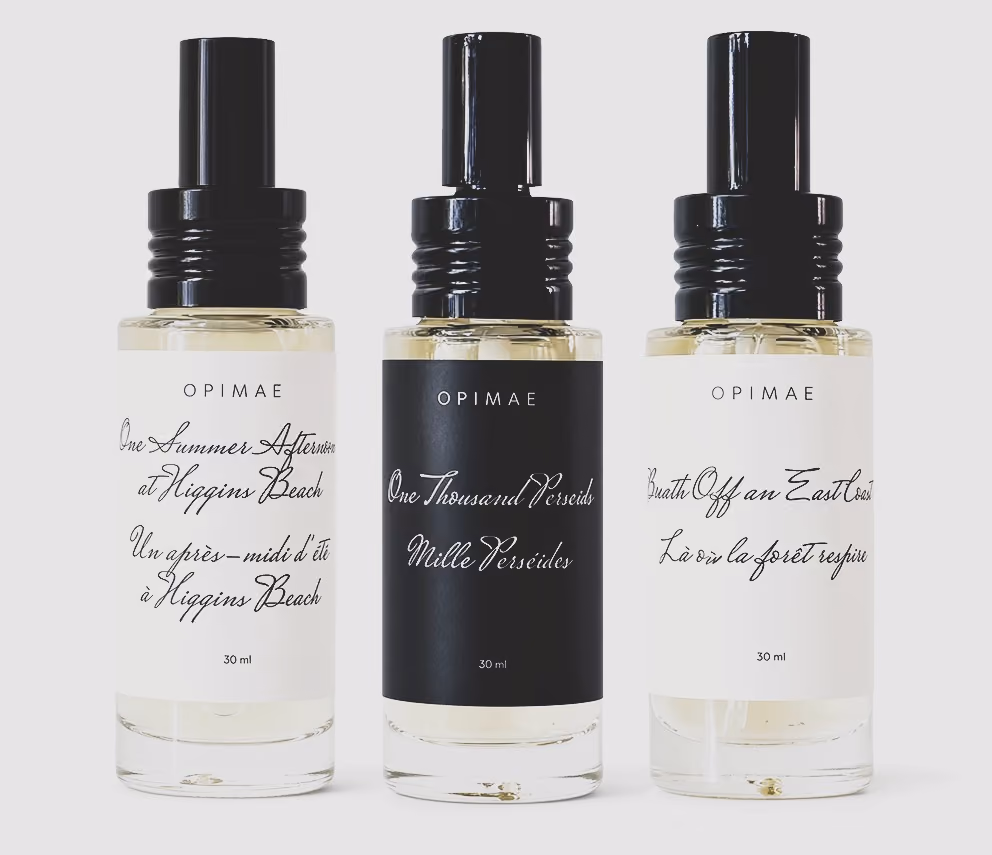Three mini room spray bottles
