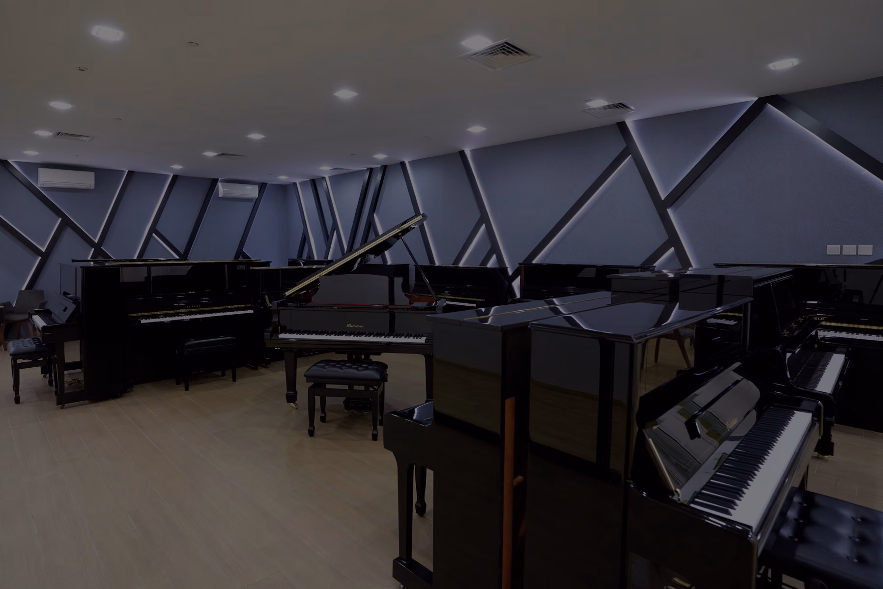 Aureus Instruments showroom interior at The Forum