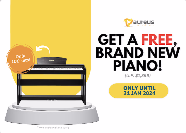 ENROL AND GET A FREE PIANO!