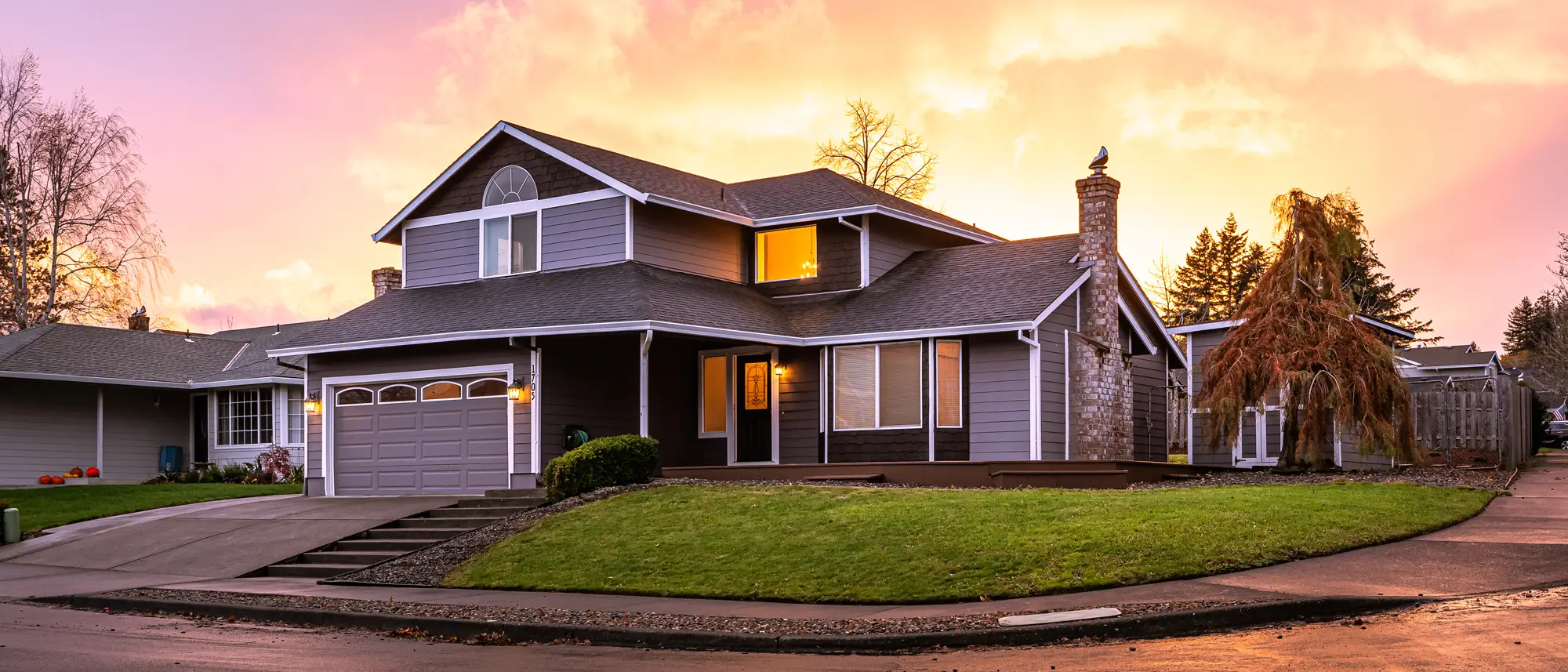 a nice family home on the contact page for real estate resolutions
