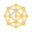 Yellow pixel art styled maple leaf icon.