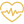 Yellow heart icon with an integrated pulse line representing heart rate monitoring.