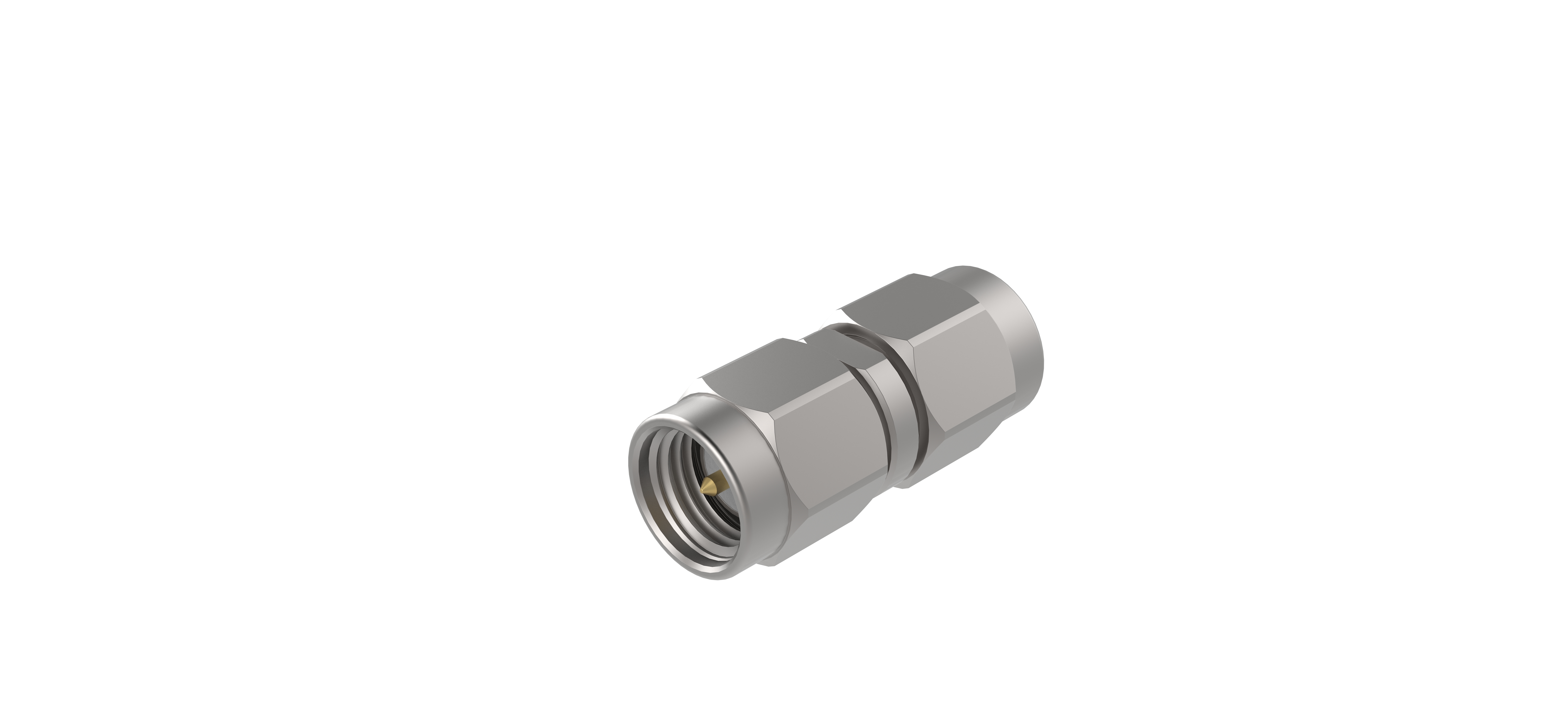 SMA male to male coaxial adapter
