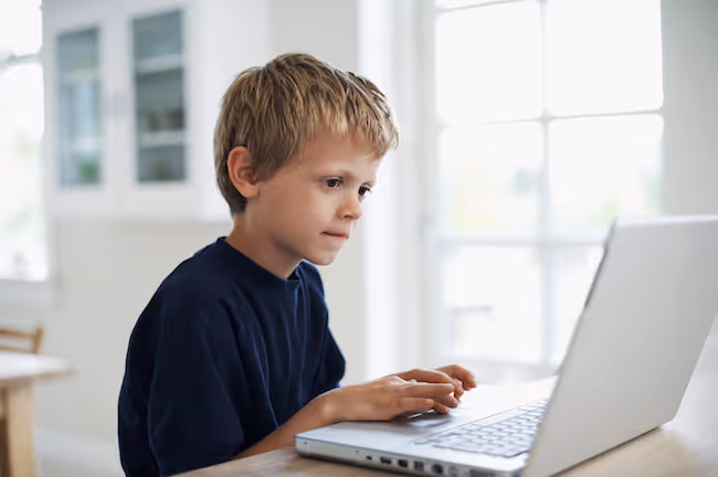 Literacy strategies for kids with autism can involve learning on a computer or tablet