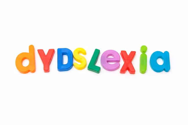 Signs of dyslexia in children