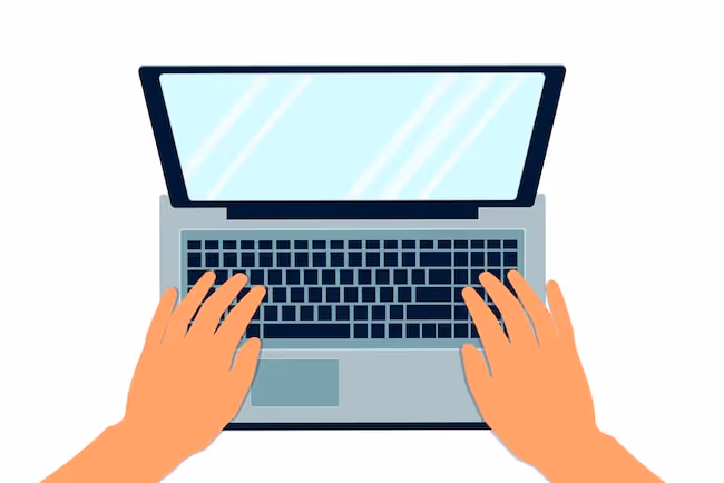 Adults with ADHD may find typing a helpful activity
