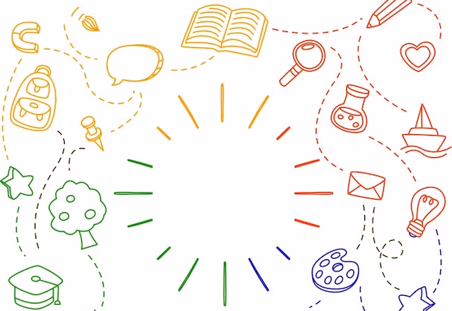 Multi-modal language teaching