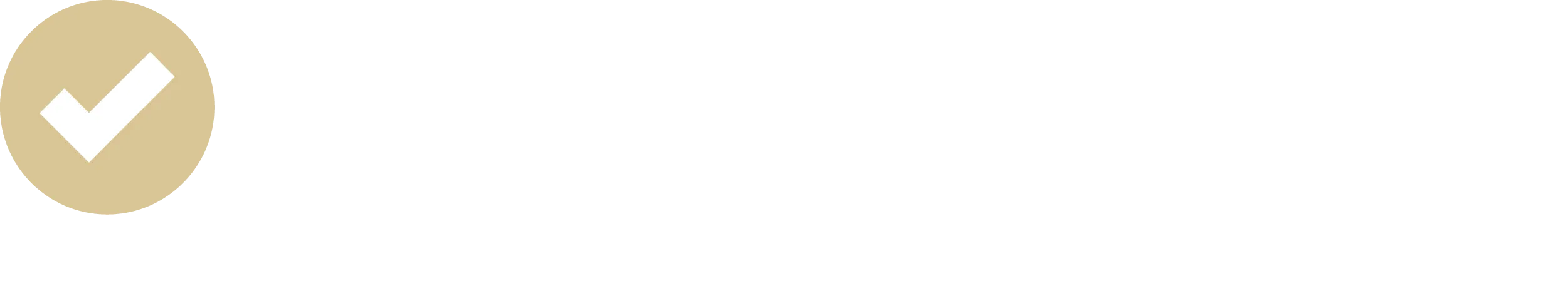 Proven Expert logo with a white checkmark inside a gold circle to the left of the text.