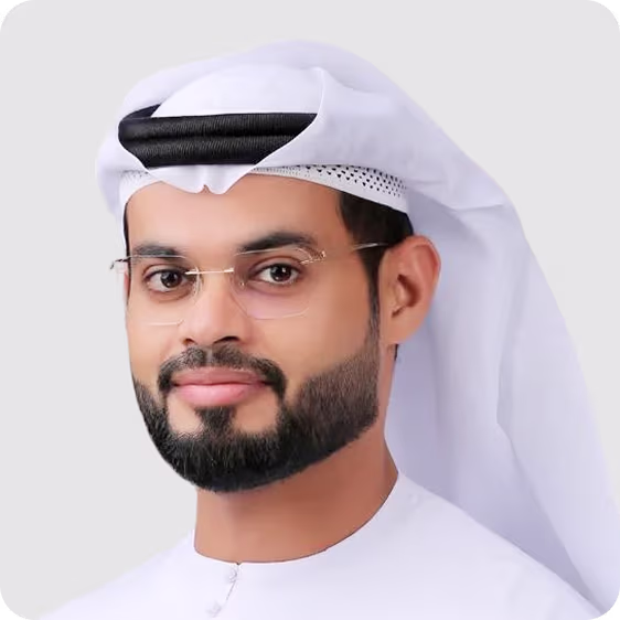Portrait of Mr. Mubarak Al Kindi, Member.