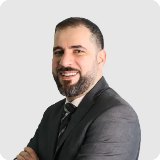 Portrait of Hassan Hadid, Head of Legal Affairs.