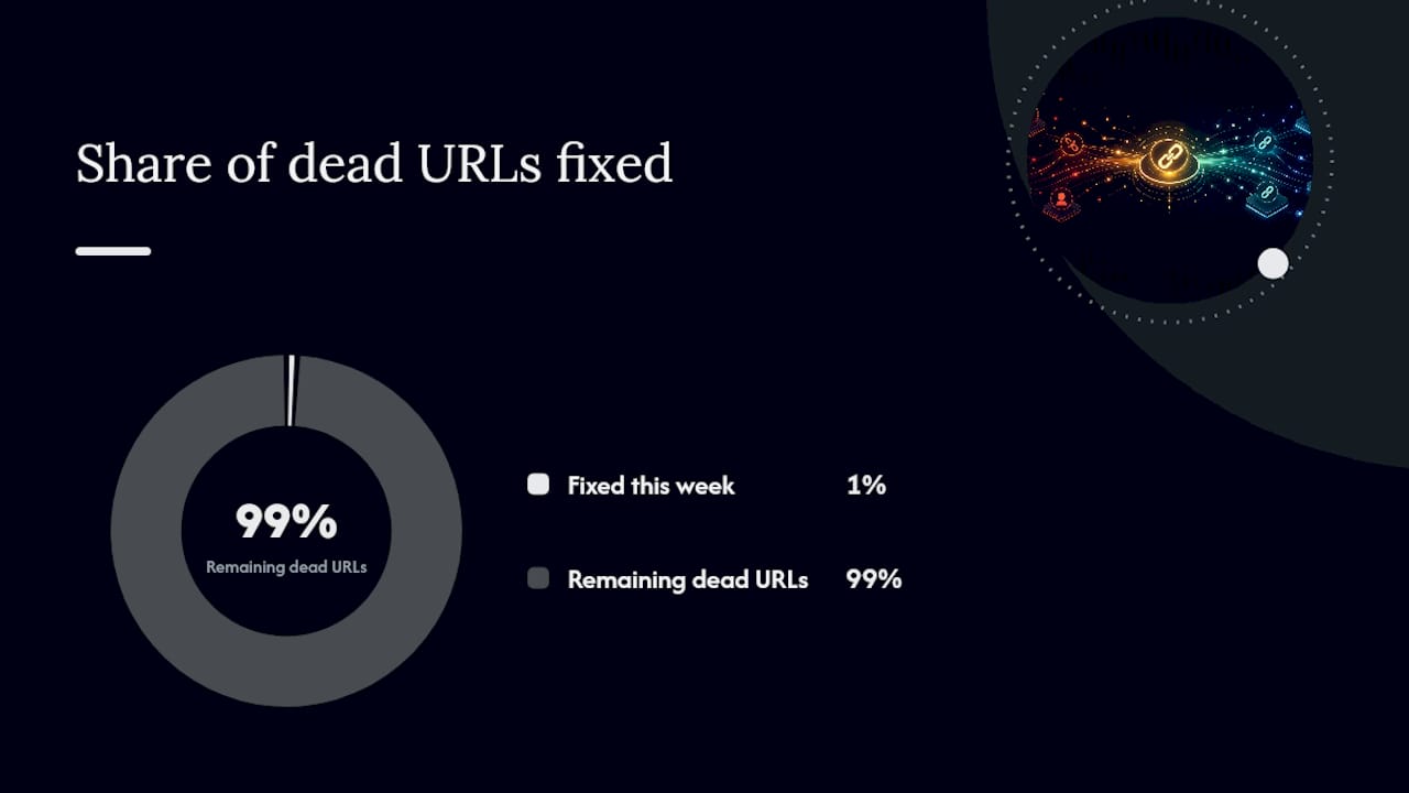 How to triage thousands of broken links without drowning — overview diagram