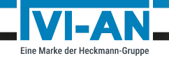 VI-AN logo with blue letters and gray slogan text below on white background.
