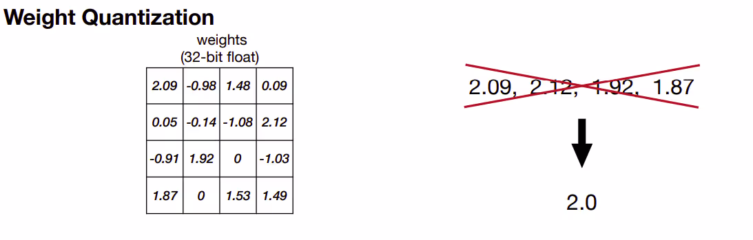 weight quantization