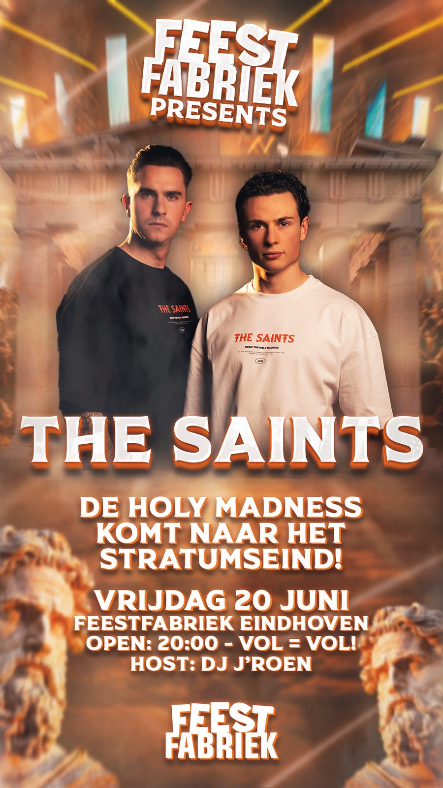 The Saints - evenementenartwork voor FeestFabriek
