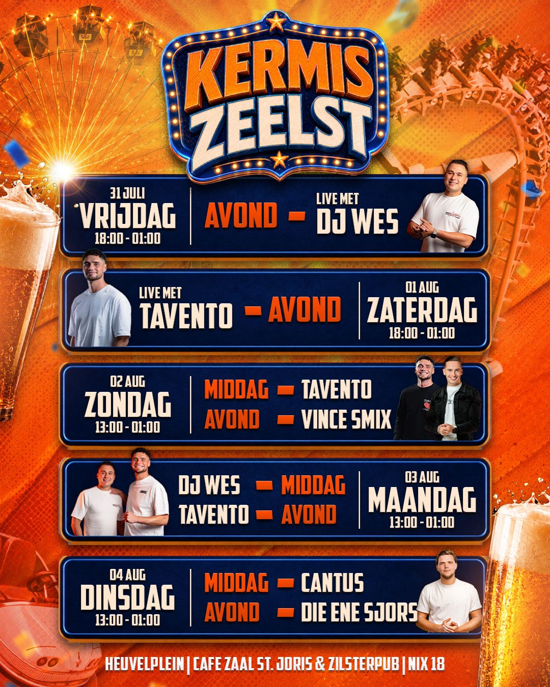 Social media planningspost voor een evenement