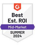 Best Est. ROI Mid-Market Summer 2024