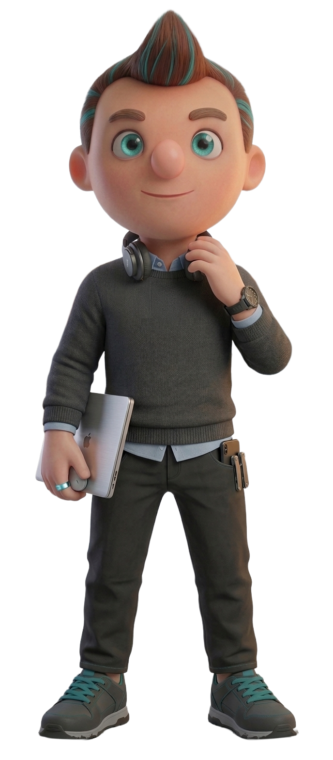 funny cartoon character