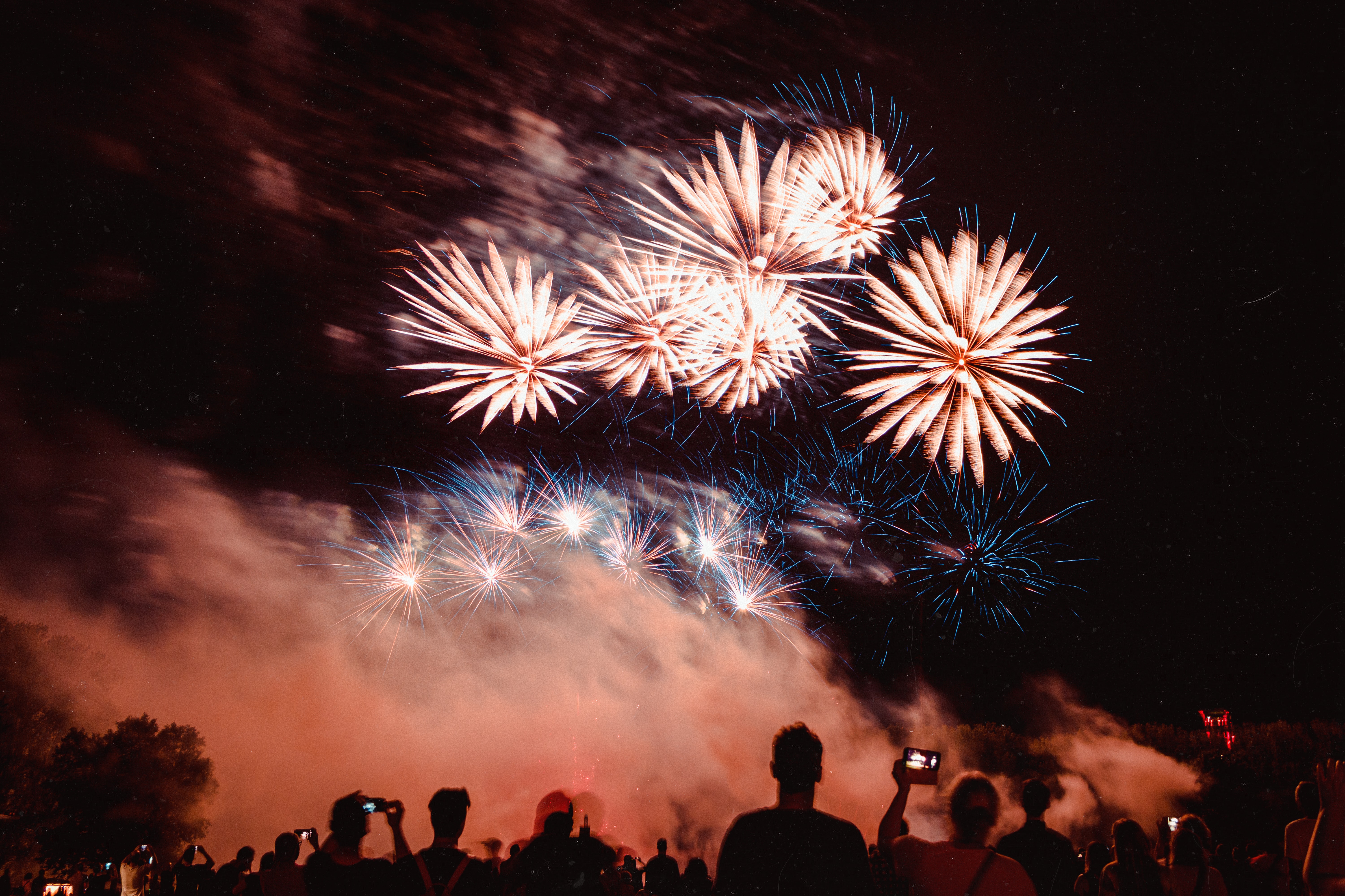 Fireworks memorial display