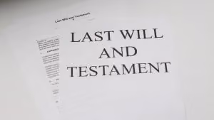 A Last Will & Testament