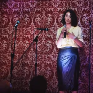 Founder of The Grief Cocoon, Gabriela Georges uses poetry and performance as a way to express grief and loss.