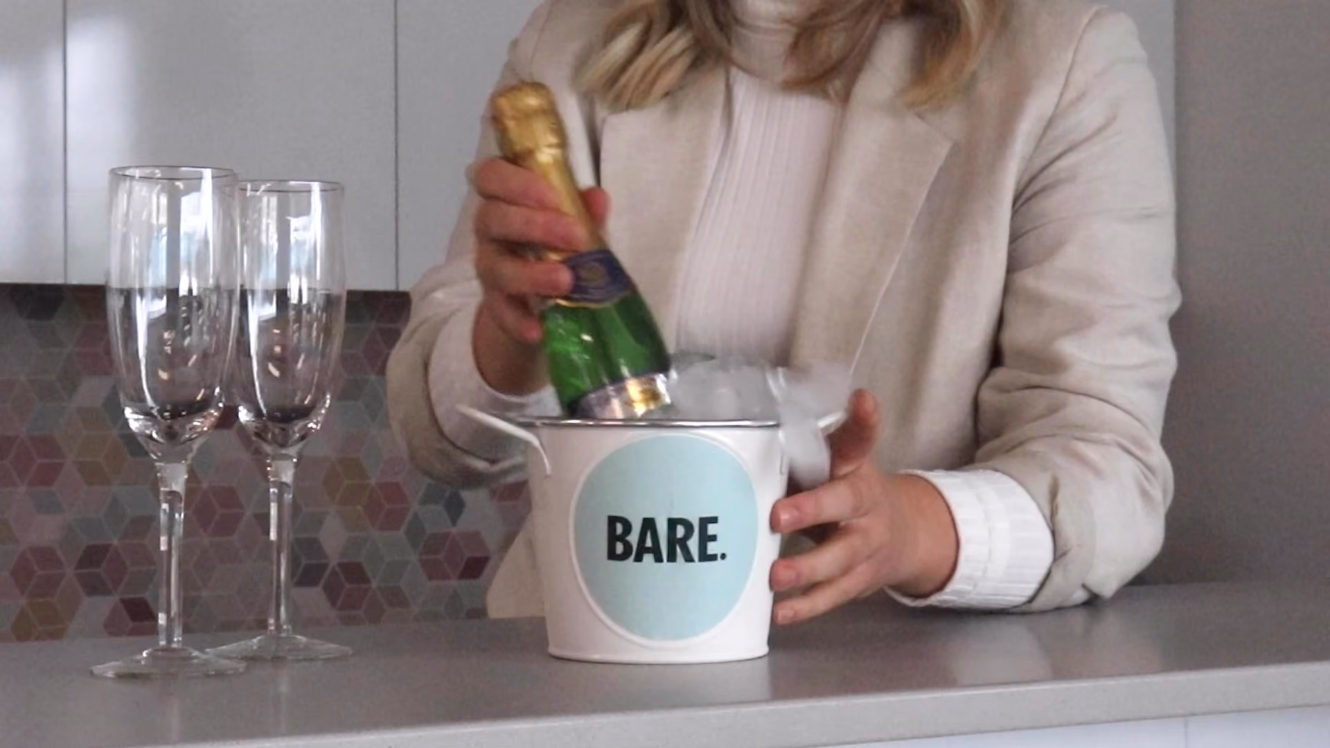 Once you’ve eaten the chocolate, our Bare buckets can be reused as an ice bucket.