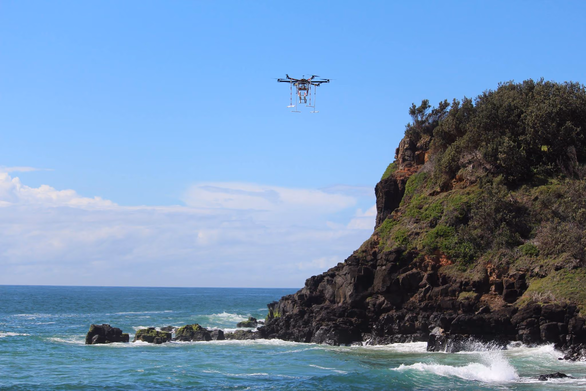 Drone scattering is a spectacular take on a standard scattering ceremony after cremation.