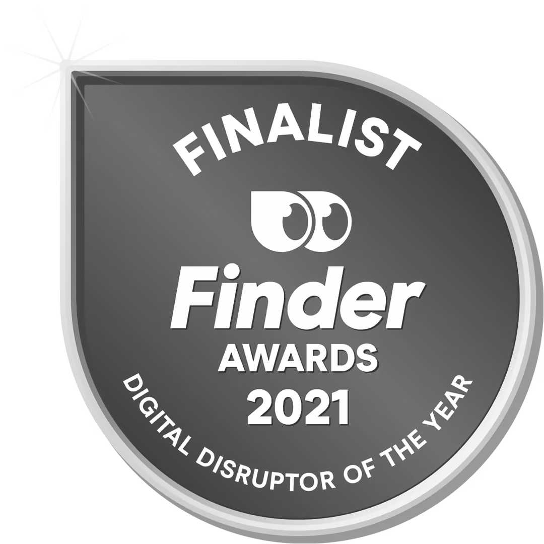 Finder Innovation Awards - Finalist, Digital Disruptor of the Year — Bare award logo