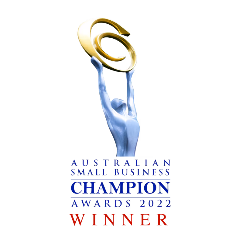 Australian Small Business Champion Awards - Finalist — Bare award logo