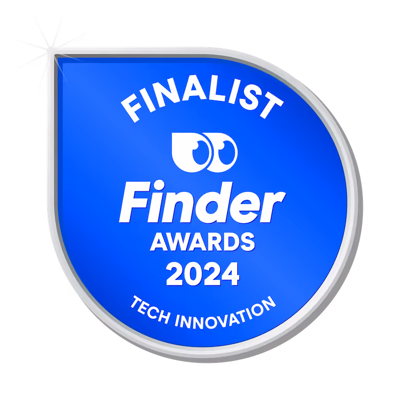 Finder Innovation Awards - Finalist, Tech Innovation — Bare award logo