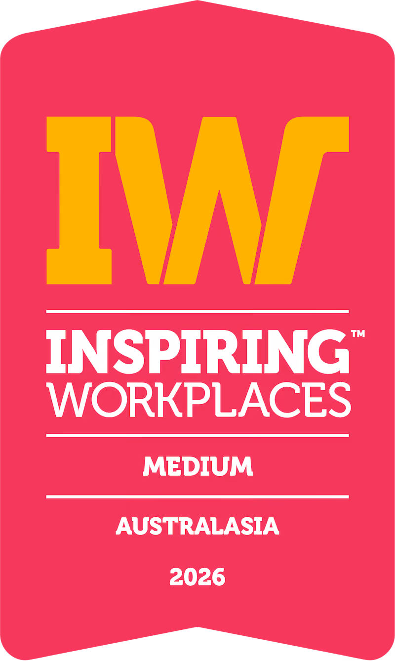 2026 Australasian Inspiring Workplaces - Top Medium Organisation — Bare award logo