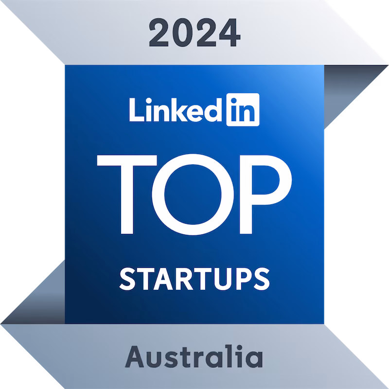 LinkedIn Top StartUps 2024 (Australia) - #19 — Bare award logo