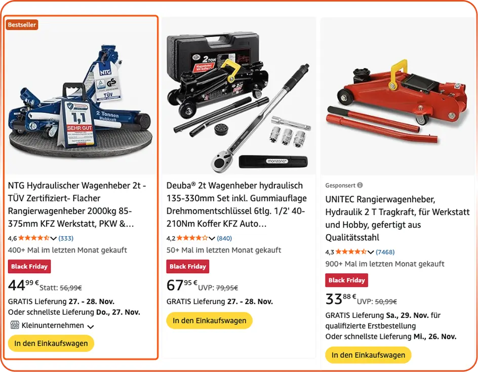 Wettbewerbsanalyse & Amazon Produktbilder für E-Commerce Skalierung. Strategie der Stacvalley Amazon Full-Service Agentur