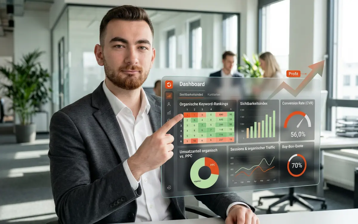 Stacvalley Amazon Agentur Infografik: Der Quantum-Growth-Effekt durch die Synergie von Amazon SEO, PPC и Content-Marketing. Strategische Lücken-Analyse und KI-basierte Algorithmus-Dominanz zur Skalierung von E-Commerce Marken und Erreichung der Marktführerschaft.