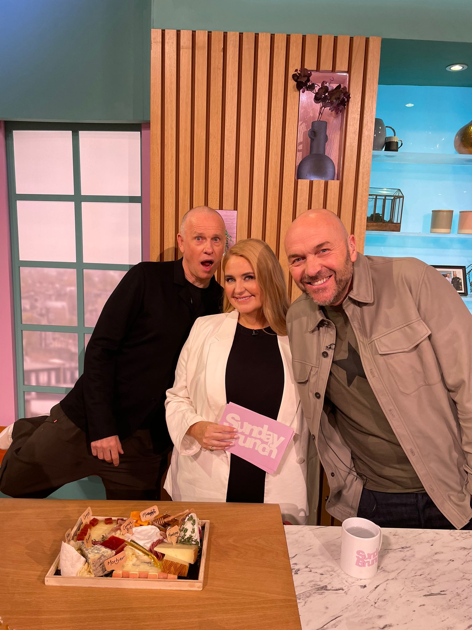 Morgan McGlynn Carr on Channel 4 Sunday Brunch as resident cheese expert