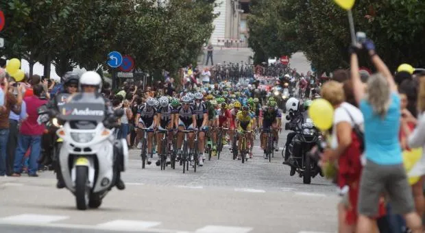 Parking Vigo con La Vuelta ciclista