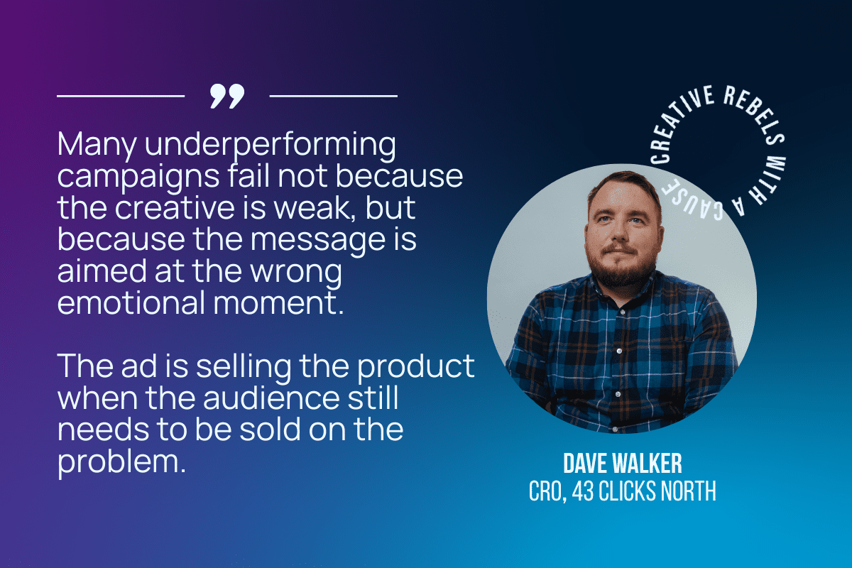 Dave Walker Quote What Happens When One Creative Carries Your Meta Ad Account