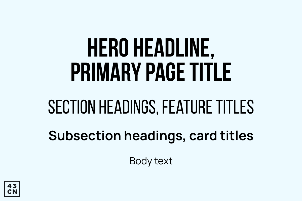 Build a Clear Typographic Hierarchy That Users Can Predict