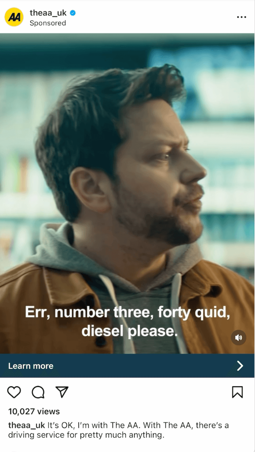 The AA Ad Thumbnail