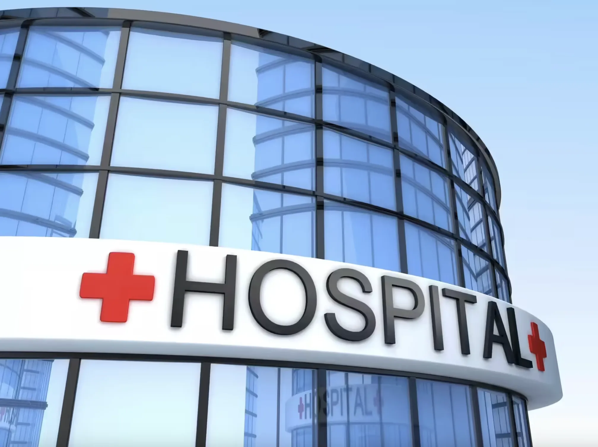 Hospital building exterior representing healthcare facility partners